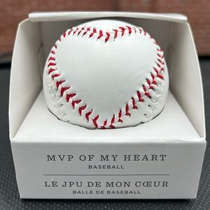 Hallmark MVP OF MY HEART stitched baseball